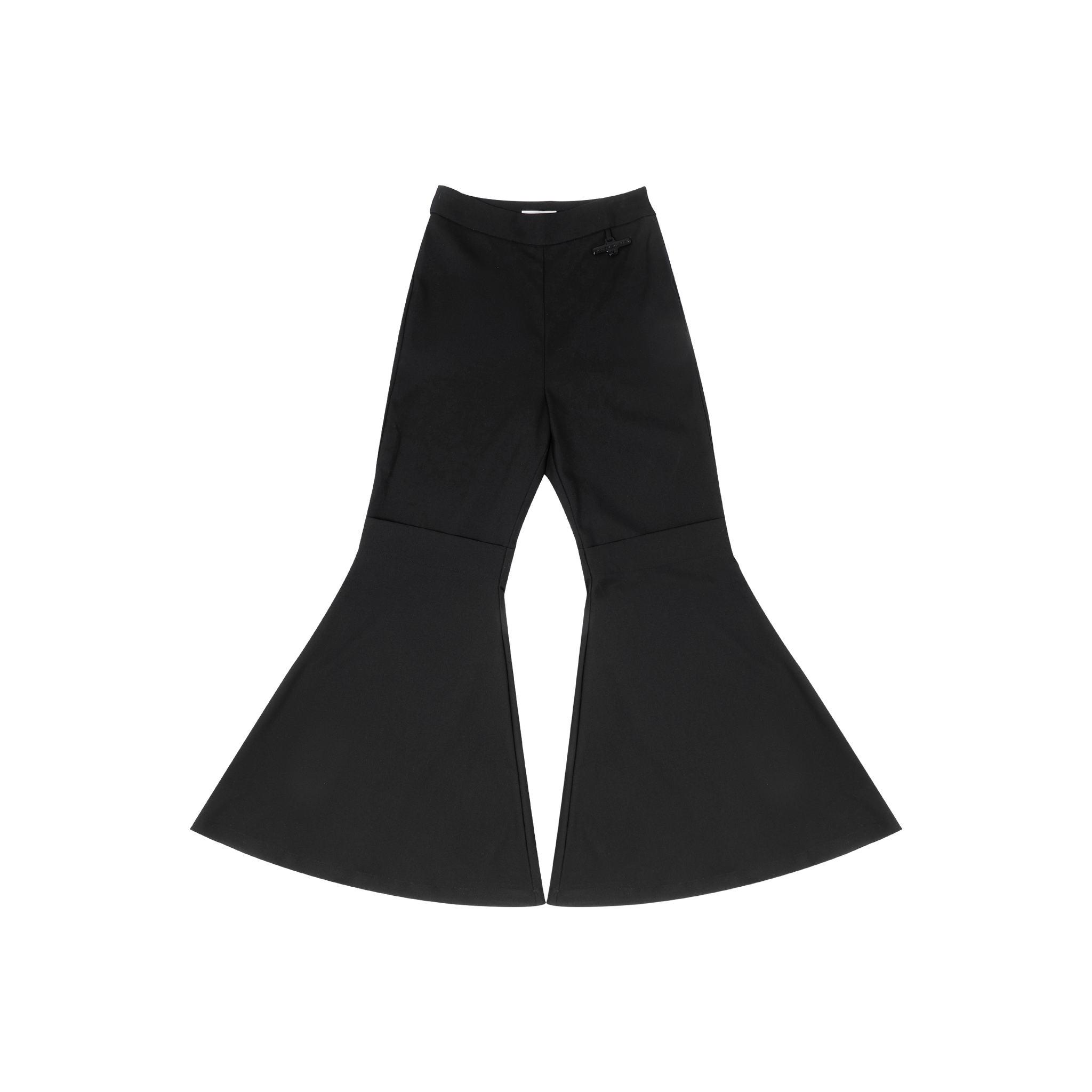Fit Flare Trousers - Black