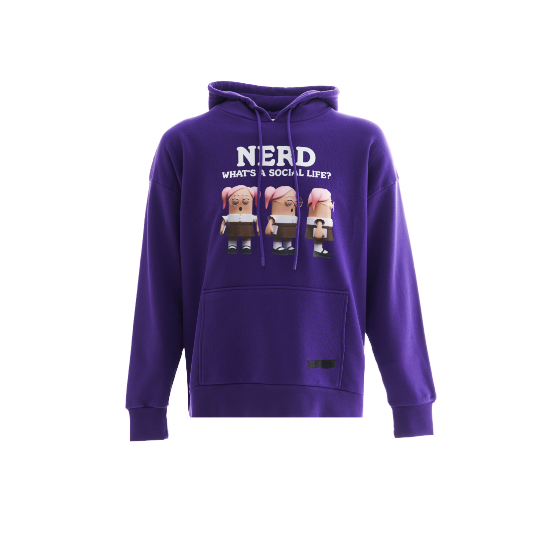 NERD KIDS Hoodie - Purple