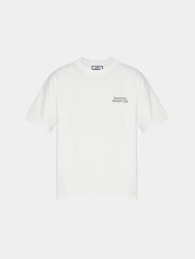 1886 Classic oversized T-shirt -WHITE