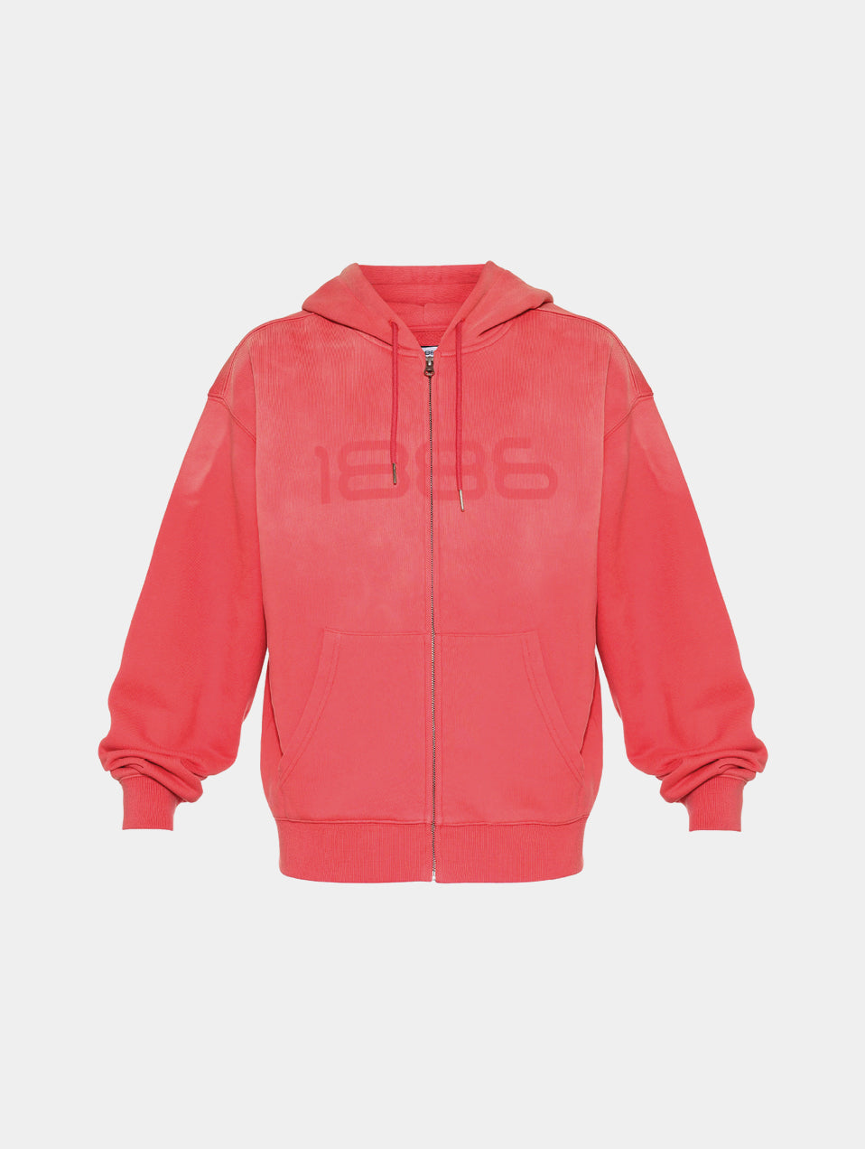 1886 SHADOW ZIP HOODIE- RED