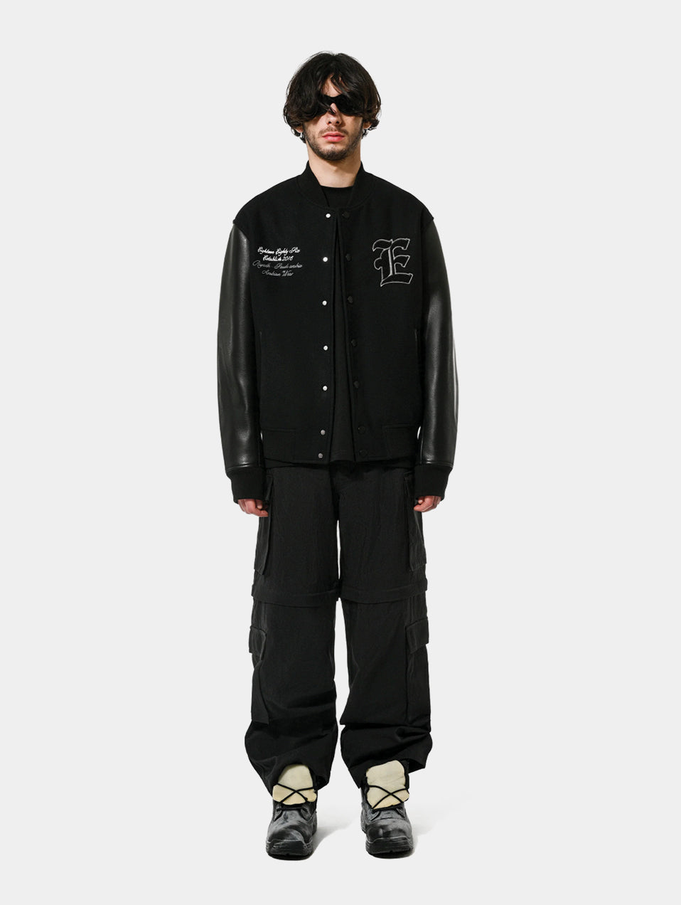1886 VARSITY JACKET - BLACK
