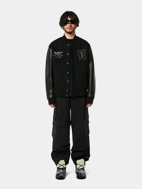 1886 VARSITY JACKET - BLACK
