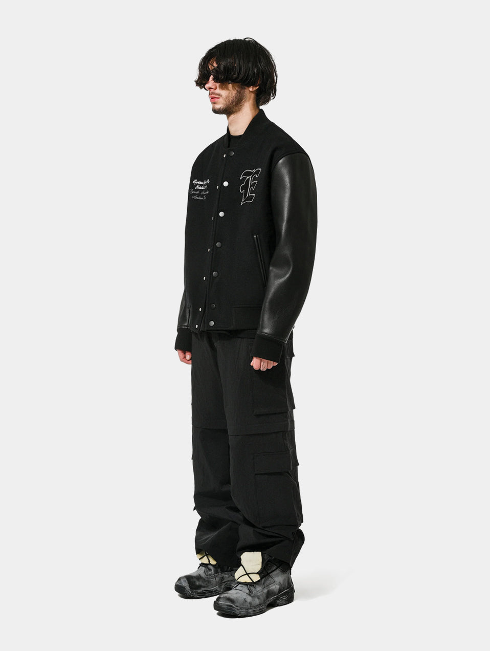 1886 VARSITY JACKET - BLACK