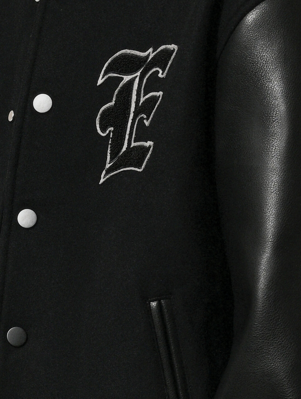 1886 VARSITY JACKET - BLACK