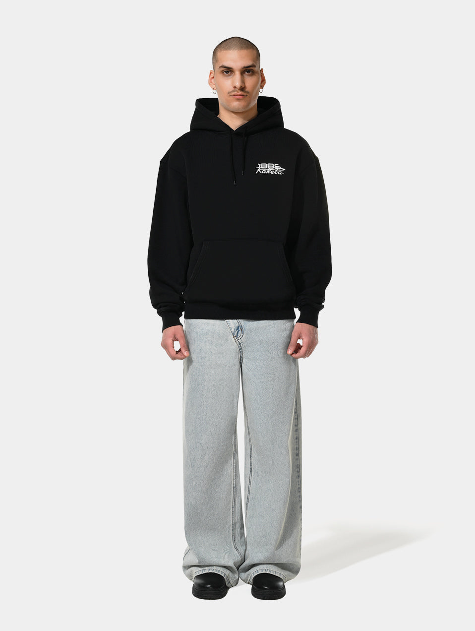 1886 X RAKETA DIAL HOODIE - BLACK