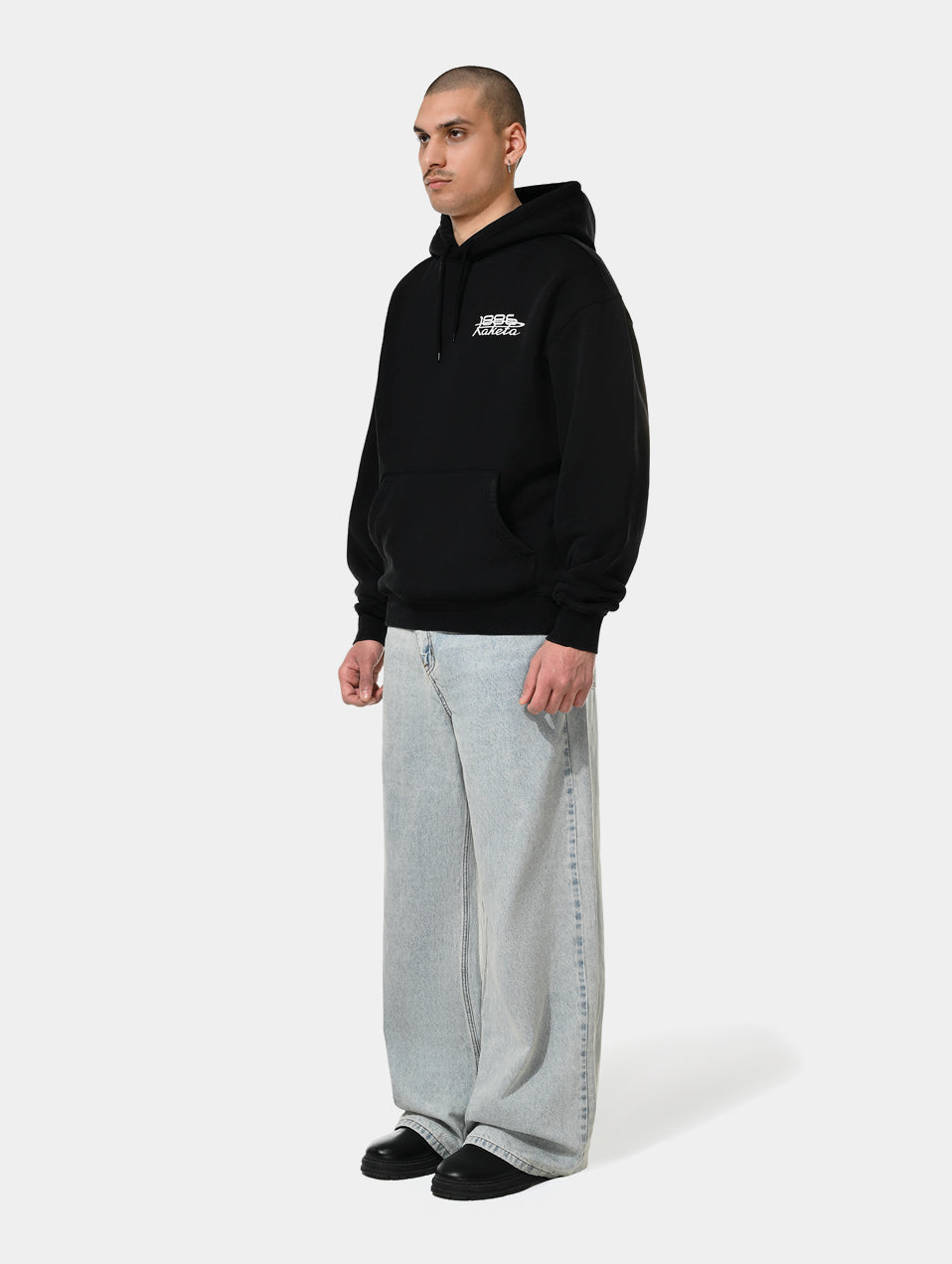 1886 X RAKETA ROCKET HOODIE - BLACK