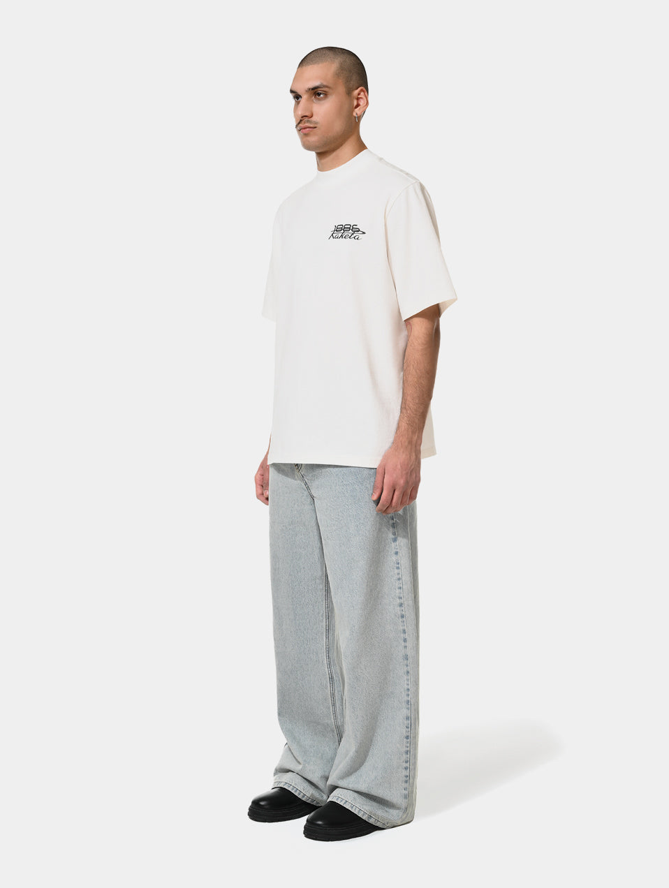 1886 X RAKETA TIMEPIECE TEE - WHITE