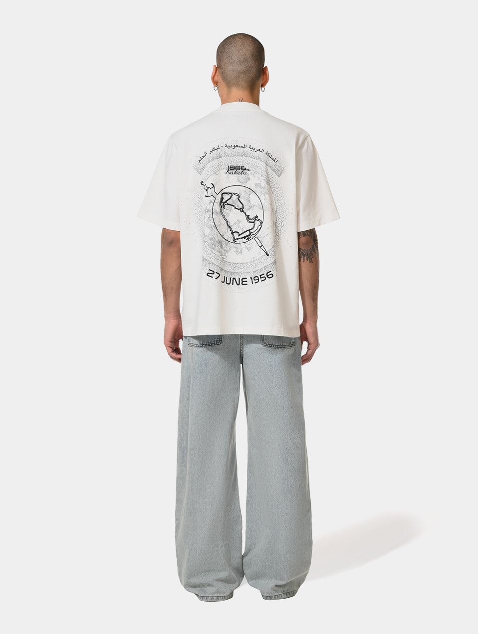 1886 X RAKETA TIMEPIECE TEE - WHITE