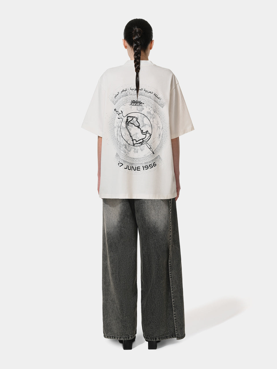 1886 X RAKETA TIMEPIECE TEE - WHITE