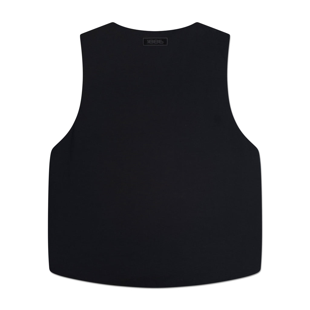 VEST - BLACK.