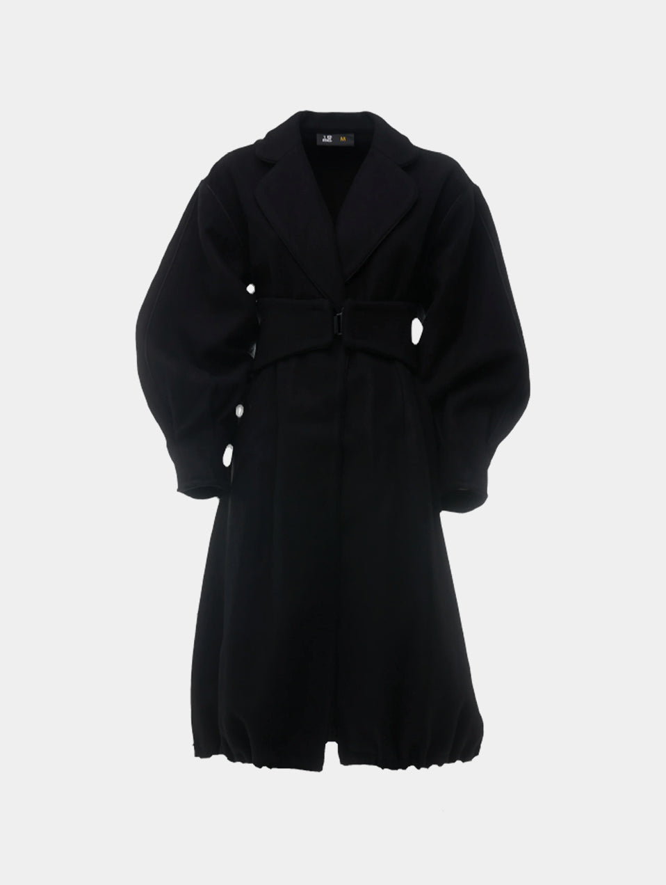 BLACK BELL SLEEVE COAT