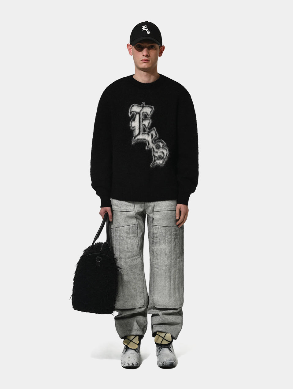 CRACKED LEATHER PADDED  PANT