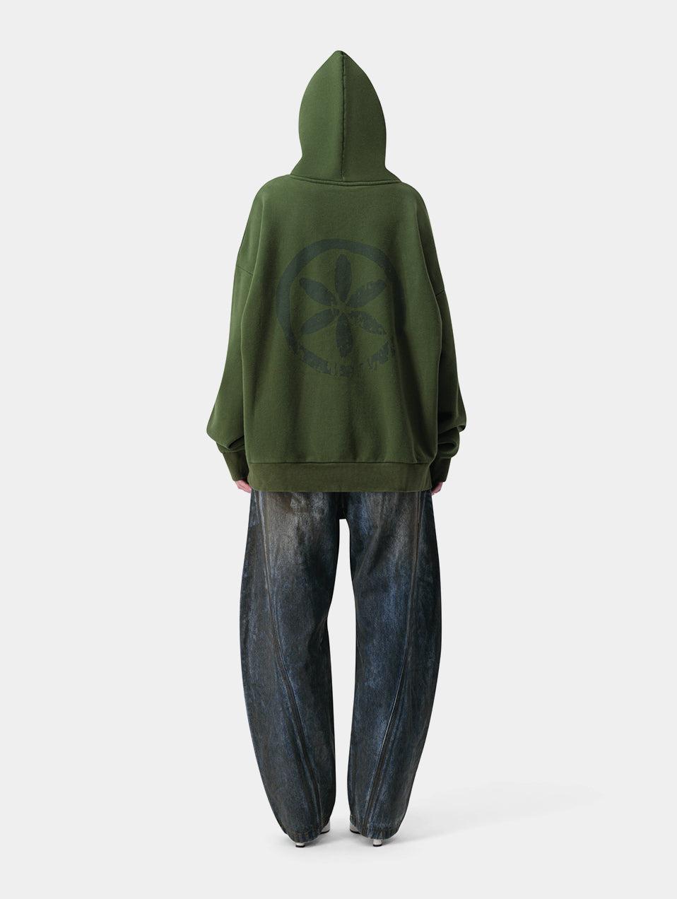 DIRTY WASHED DIAGONAL DENIM