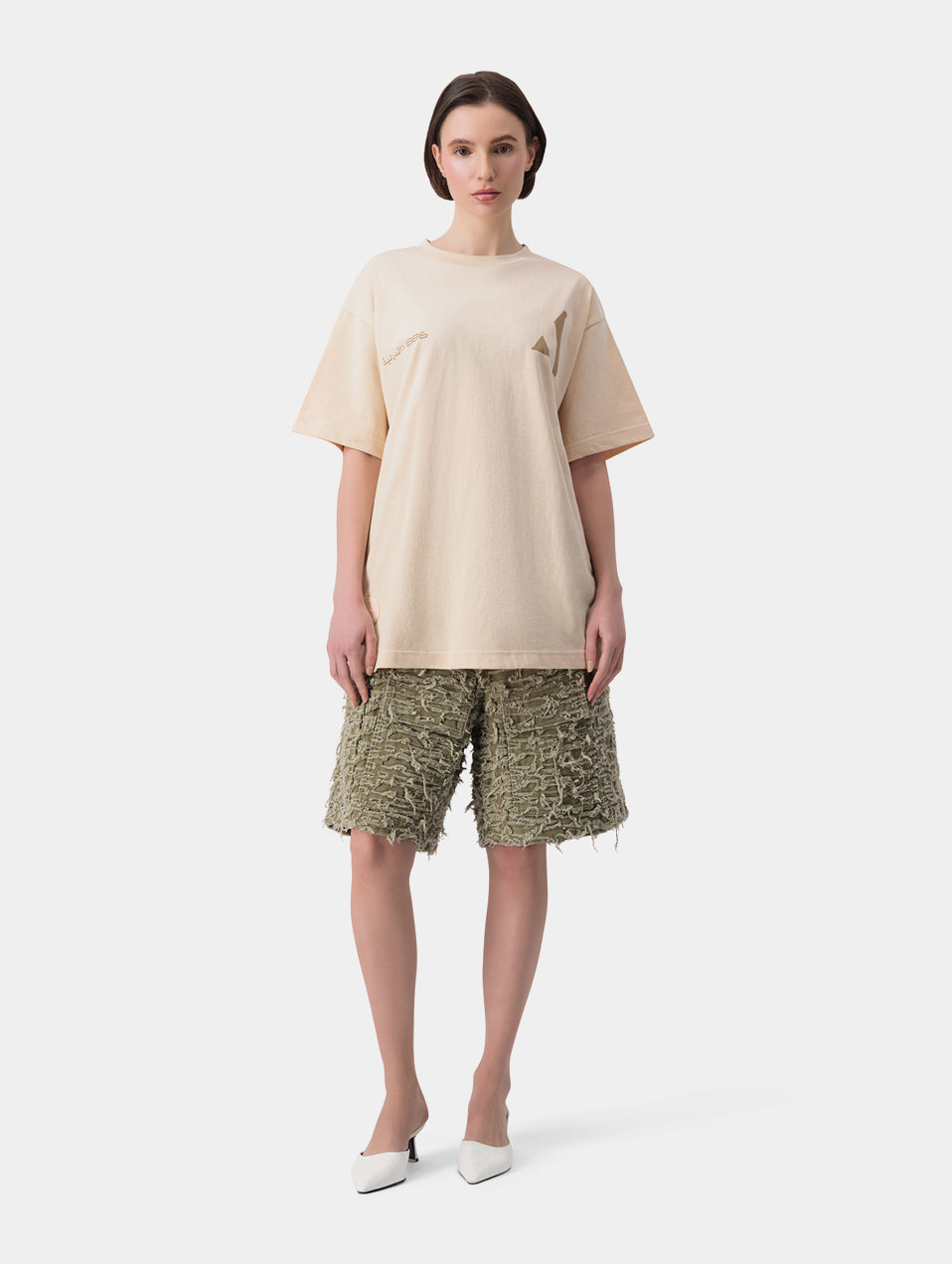 DISTRESSED UTILTY SHORTS
