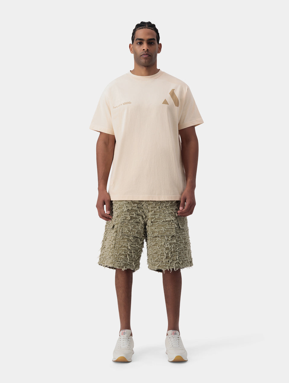 DISTRESSED UTILTY SHORTS