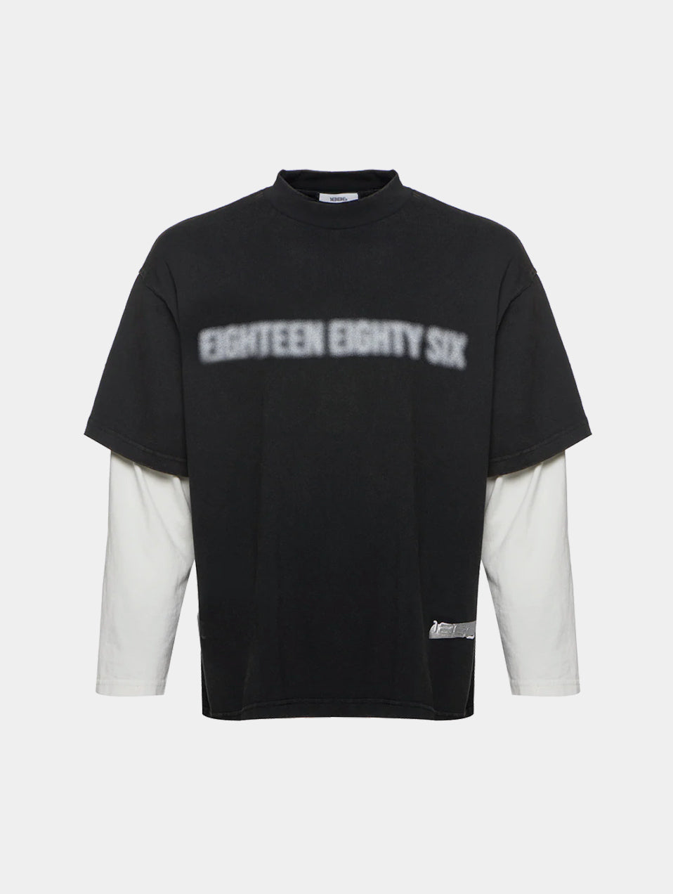 DOUBLE T- SHIRT - BLACK