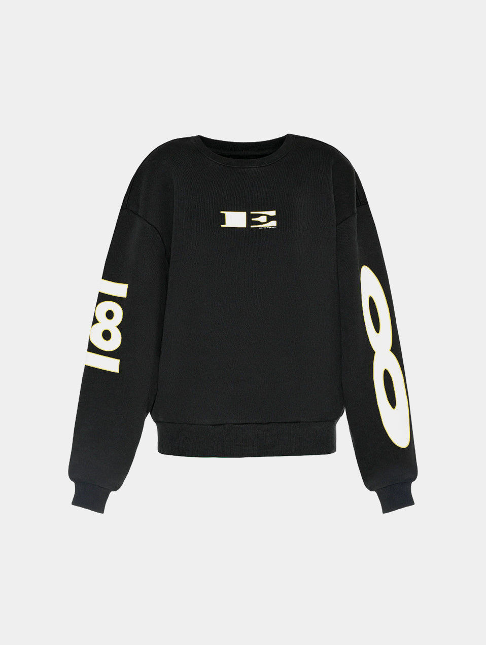 “E” SWEATSHIRT - BLACK