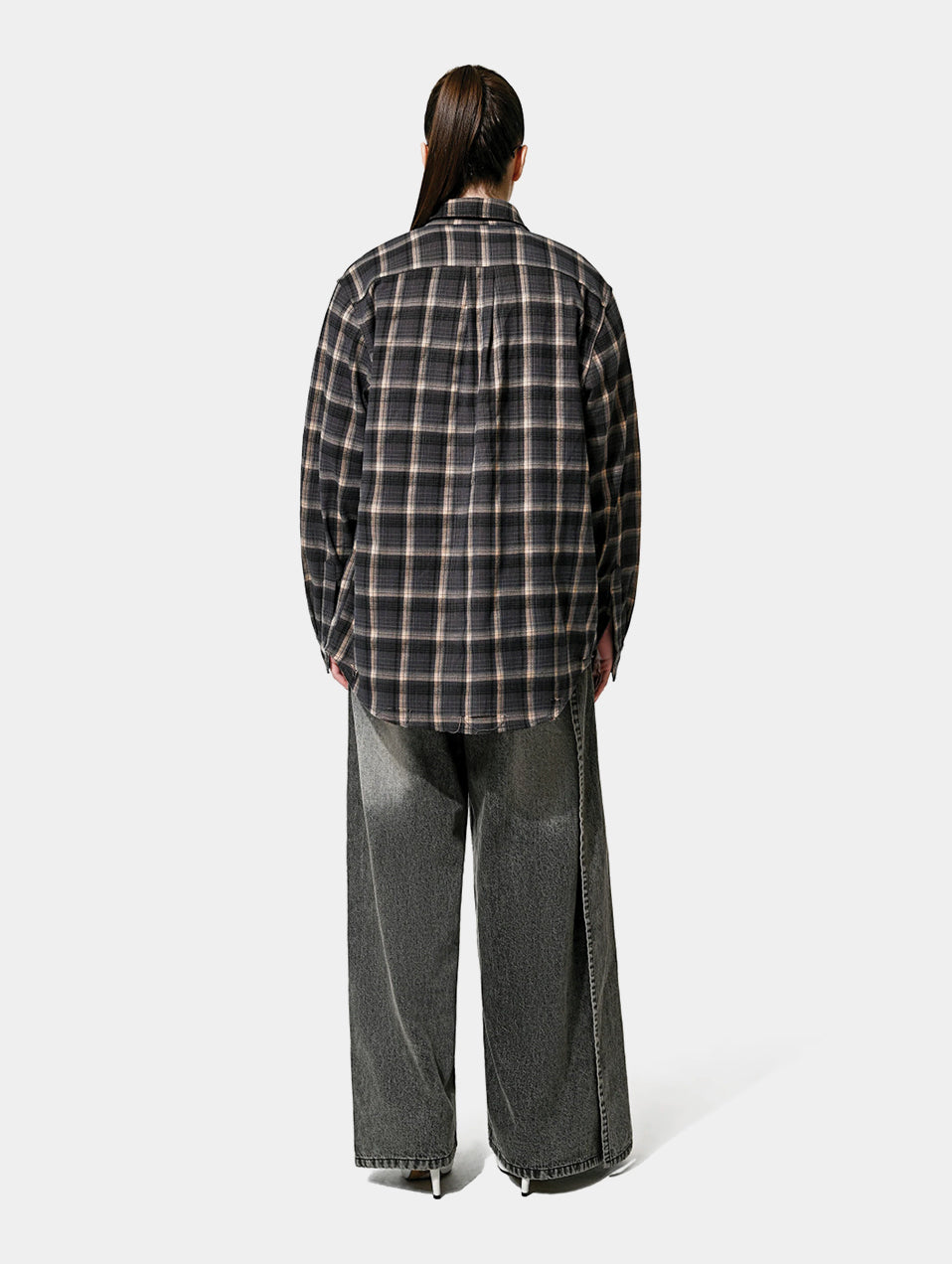 FLANNEL CHECK SHIRT - BLUE