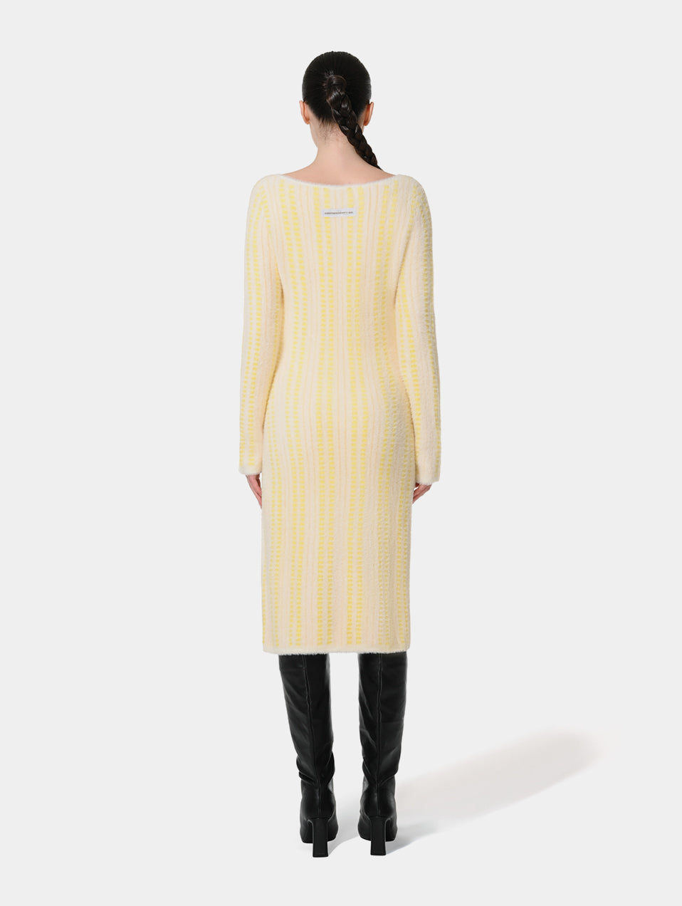 FLUFFY KNIT DRESS