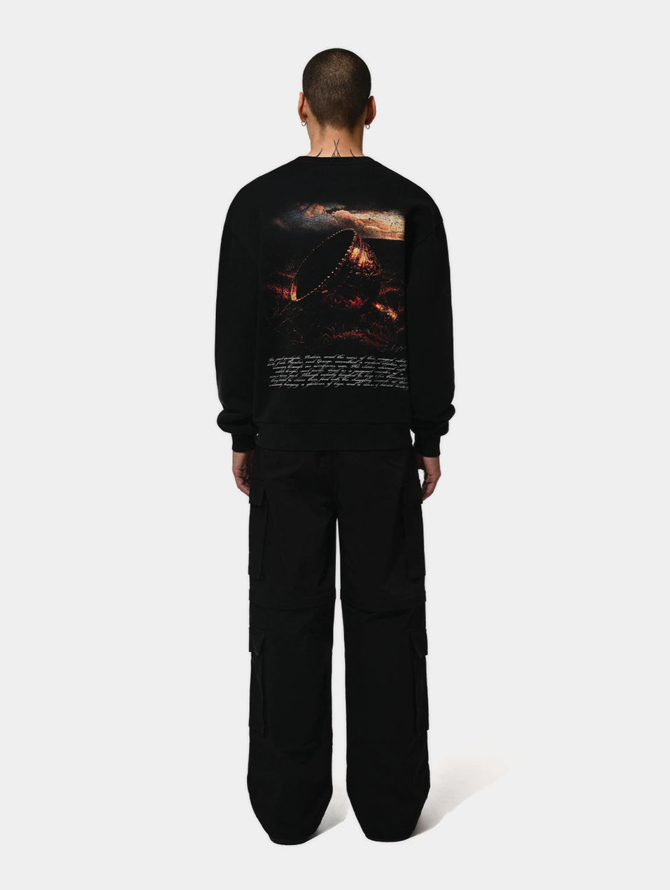 GOBLET SWEATSHIRT - BLACK