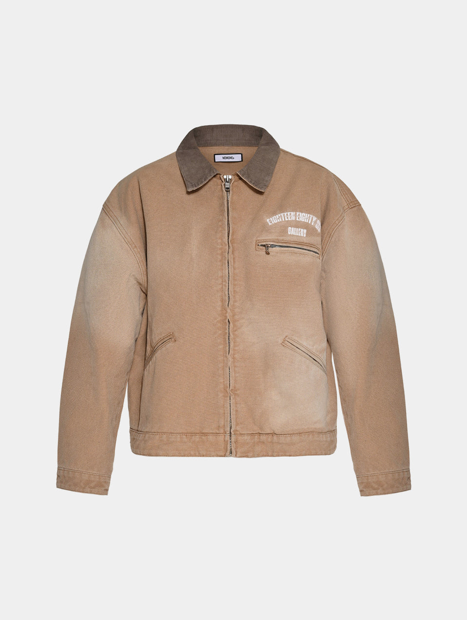 HEAVY WASHED WORK WEAR JKT - CAMEL