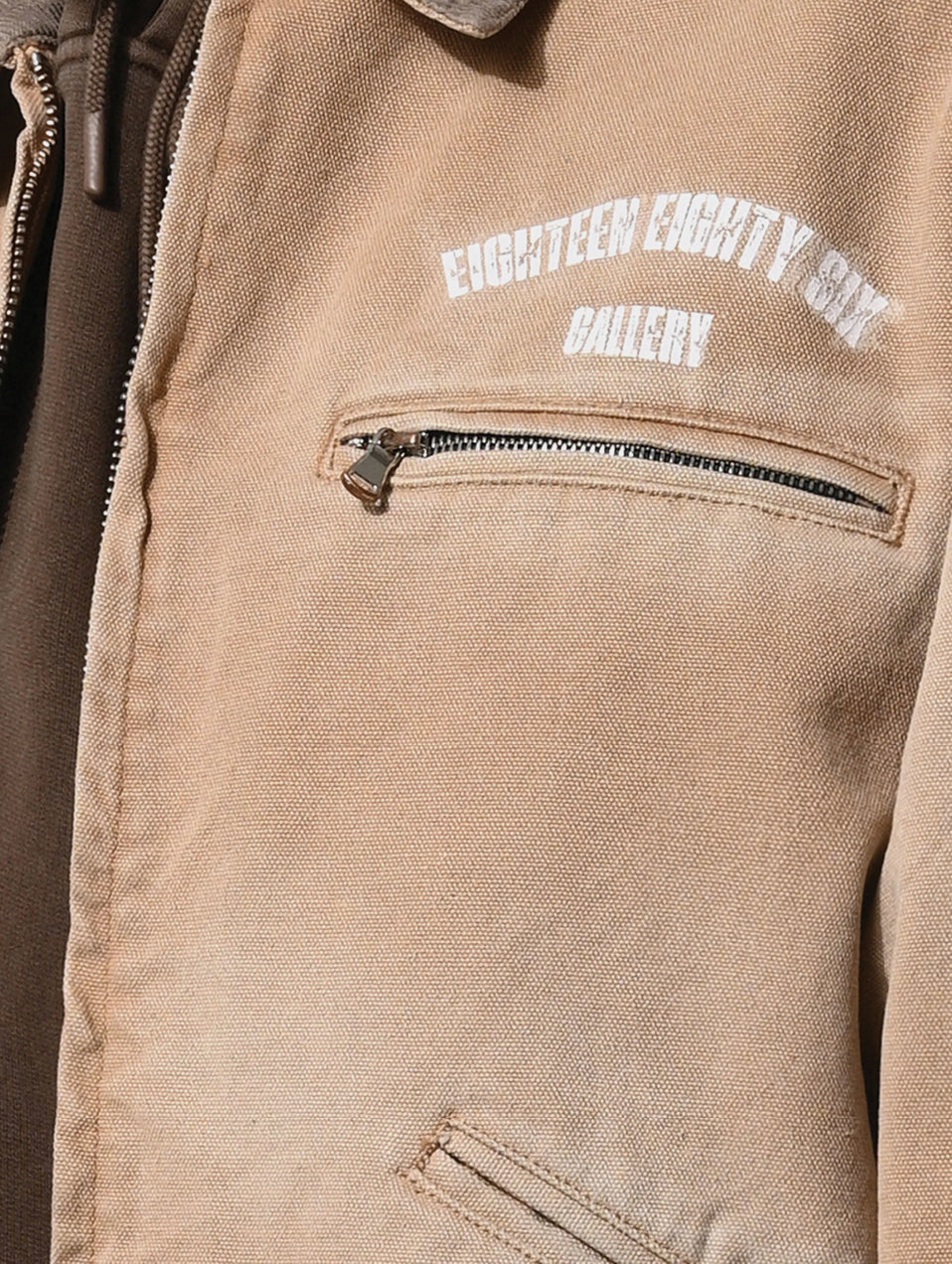 HEAVY WASHED WORK WEAR JKT - CAMEL