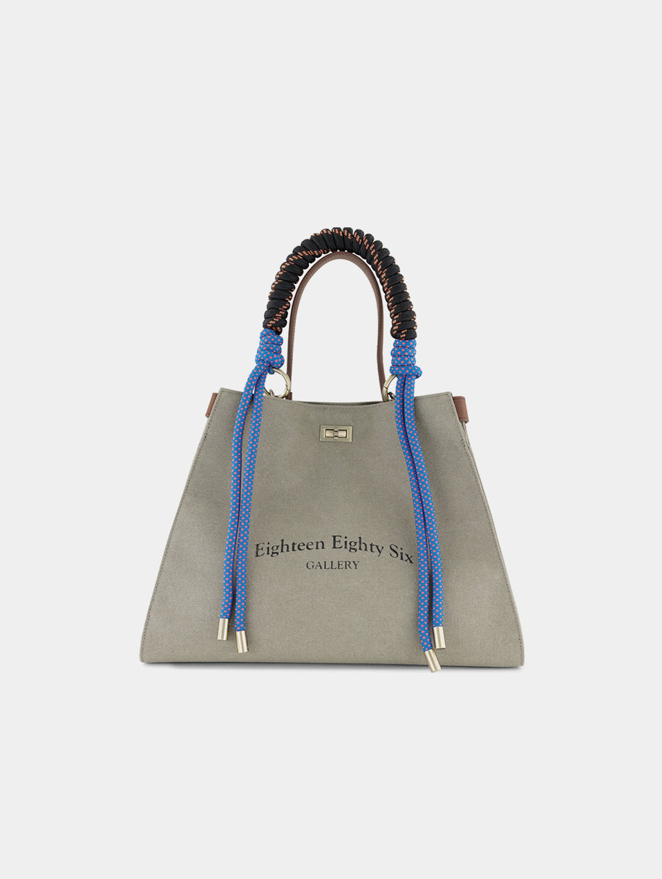 HYBRID HANDLE CANVAS BAG - SAND