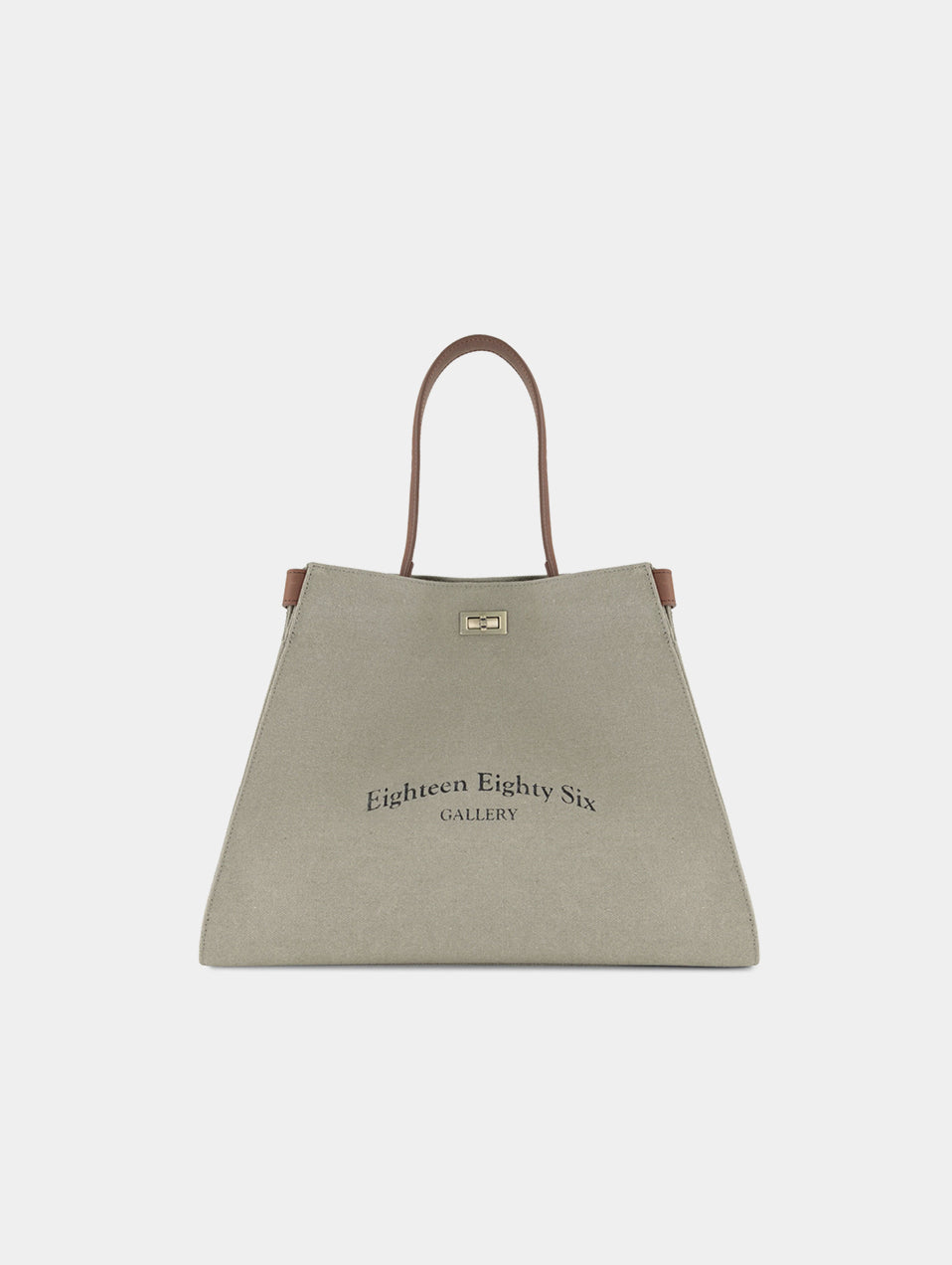 HYBRID HANDLE CANVAS BAG - SAND