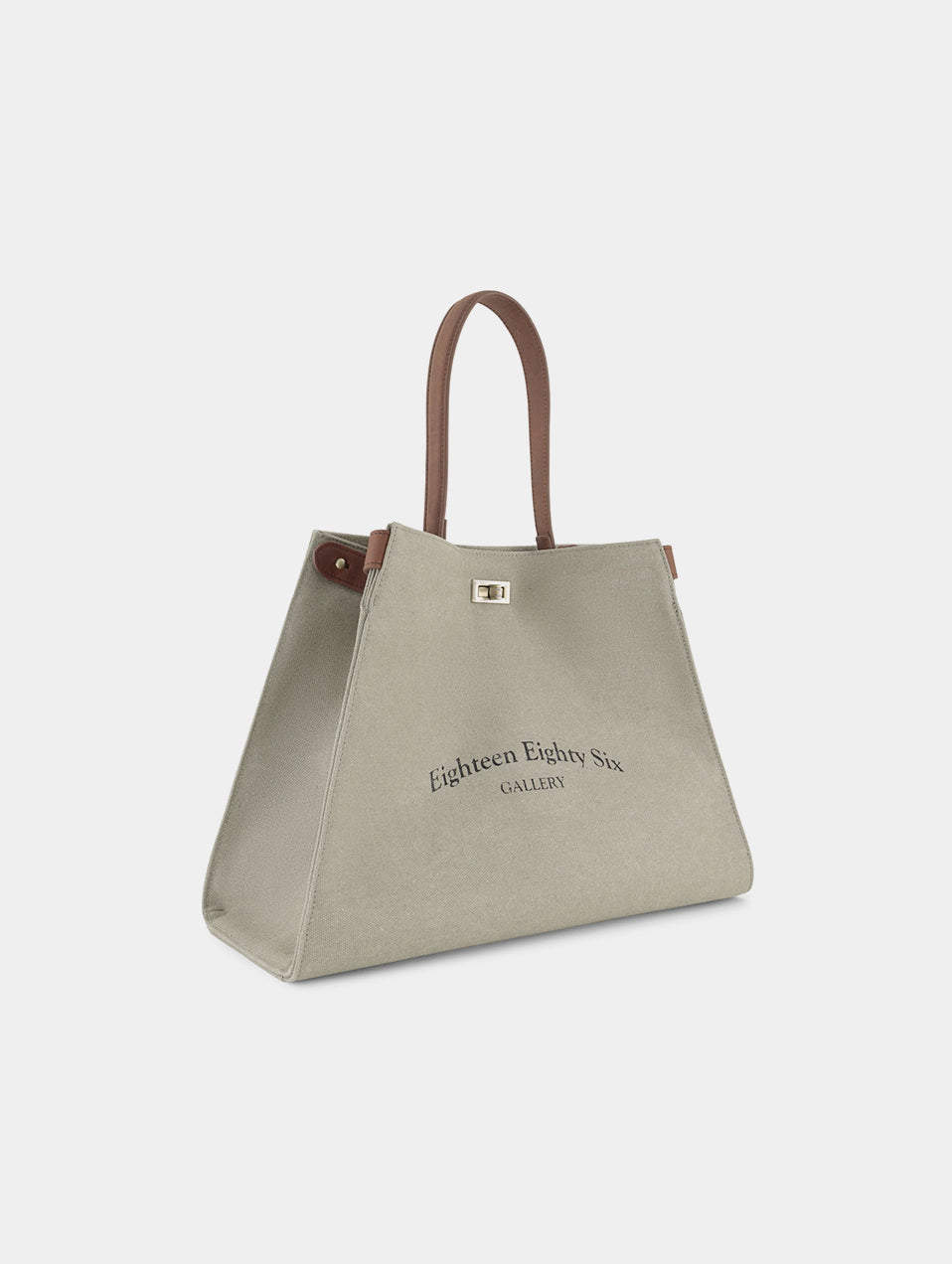 HYBRID HANDLE CANVAS BAG - SAND