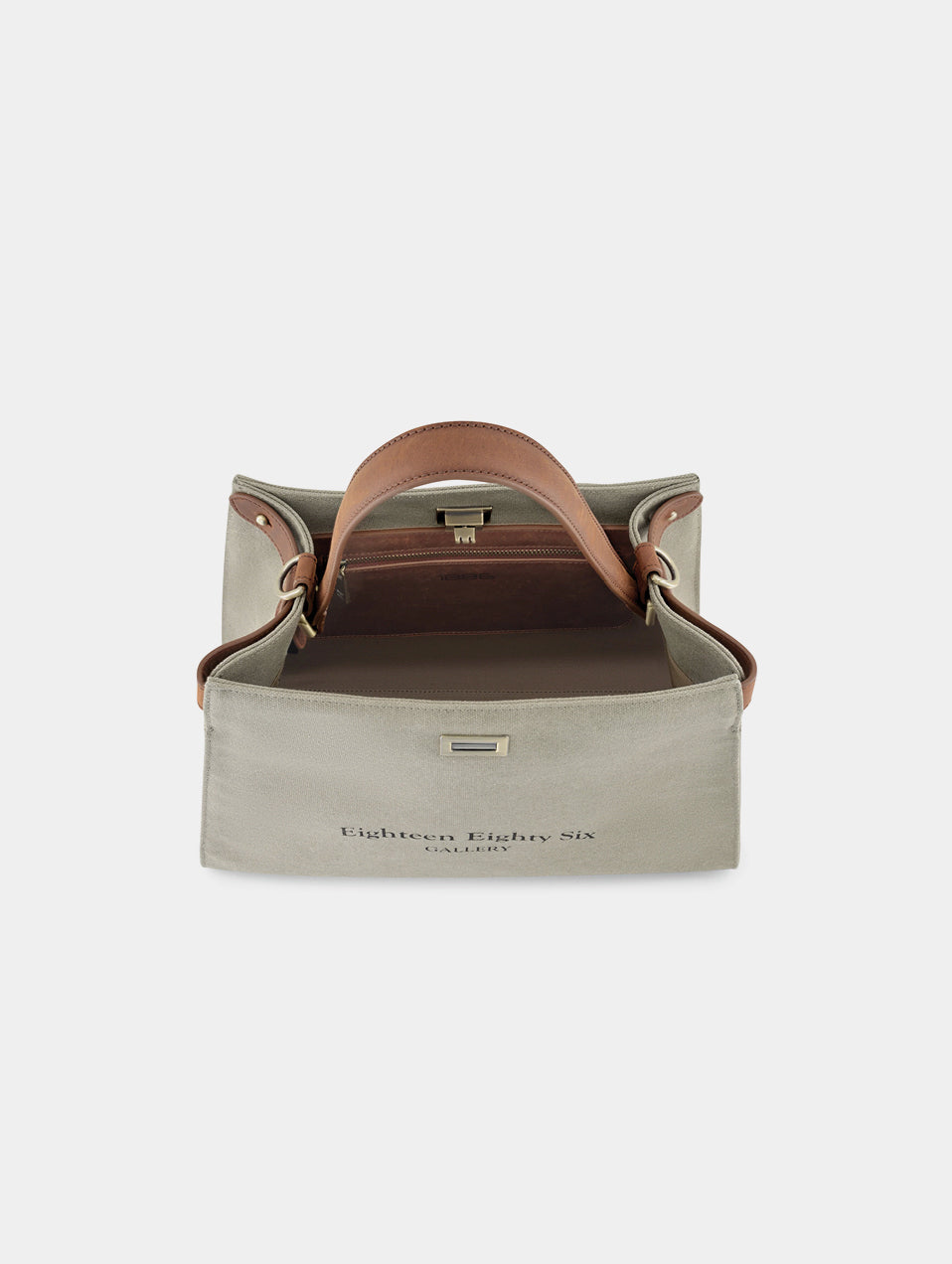 HYBRID HANDLE CANVAS BAG - SAND