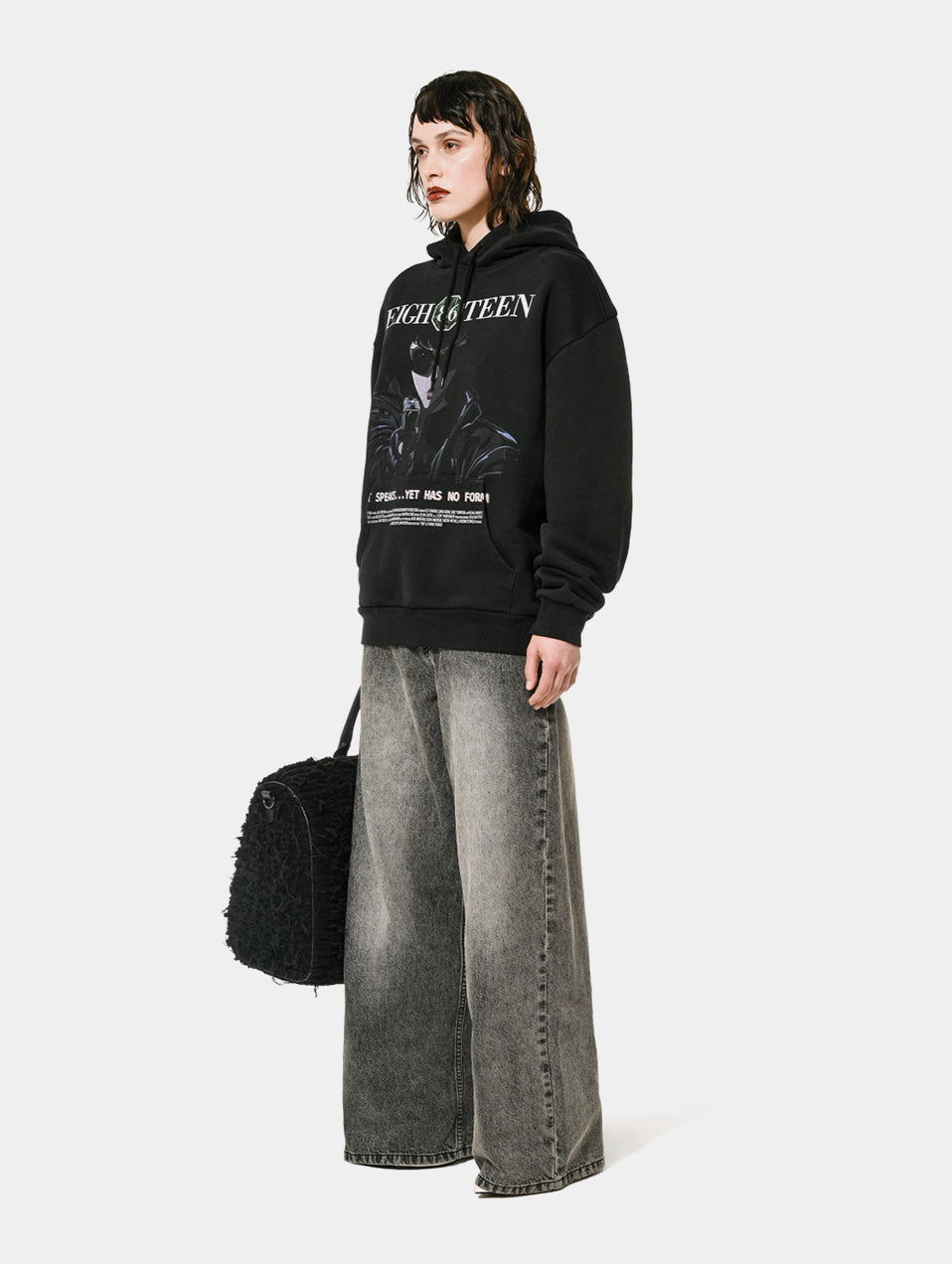 IT SPEAKS HOODIE - BLACK