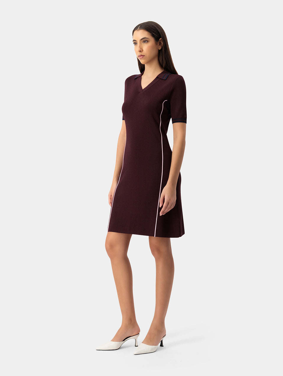 KNIT POLO DRESS