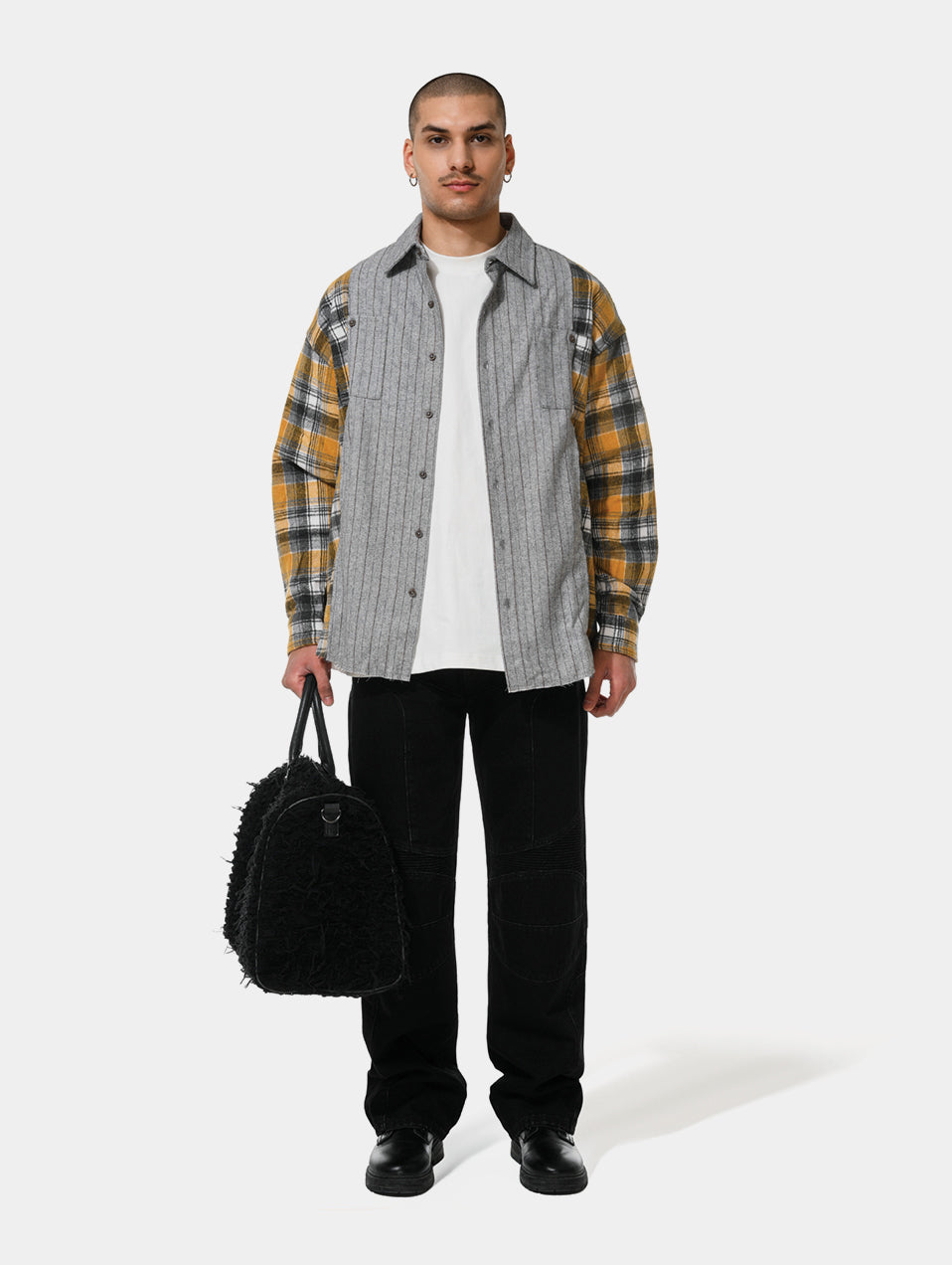 MIX-PRINT SHIRT