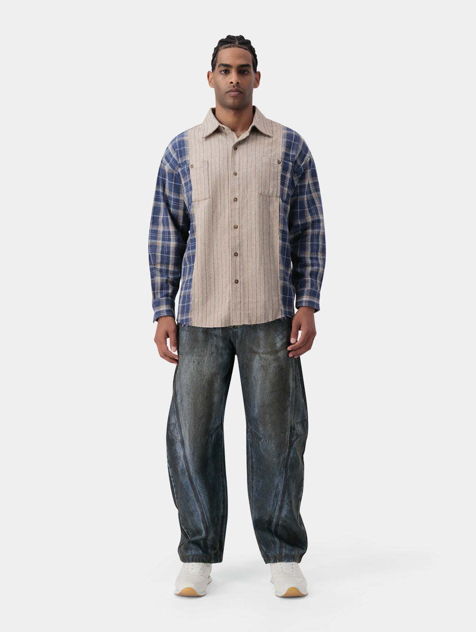 MIX-PRINT SHIRT