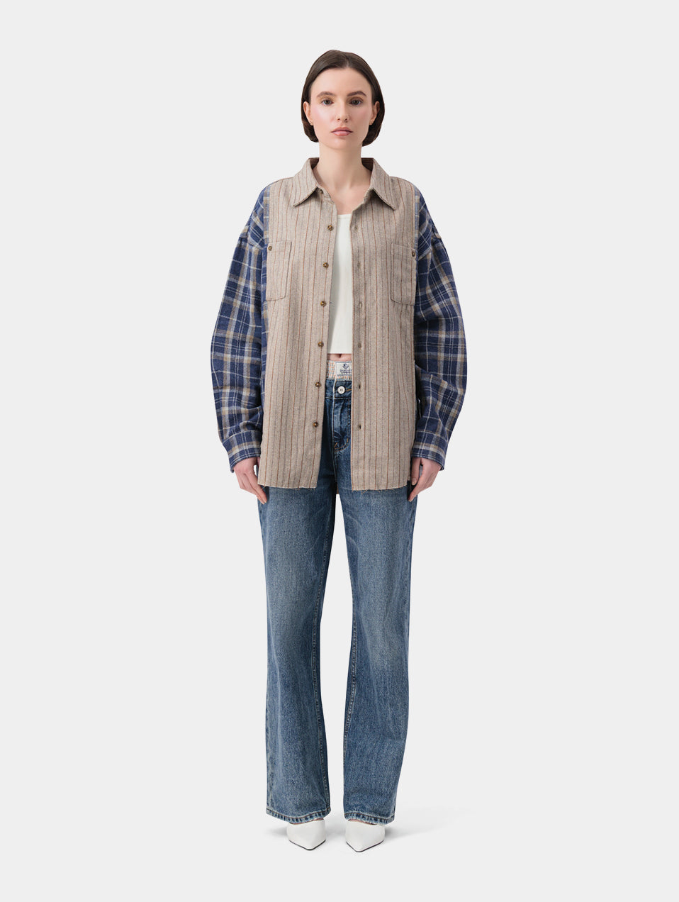 MIX-PRINT SHIRT