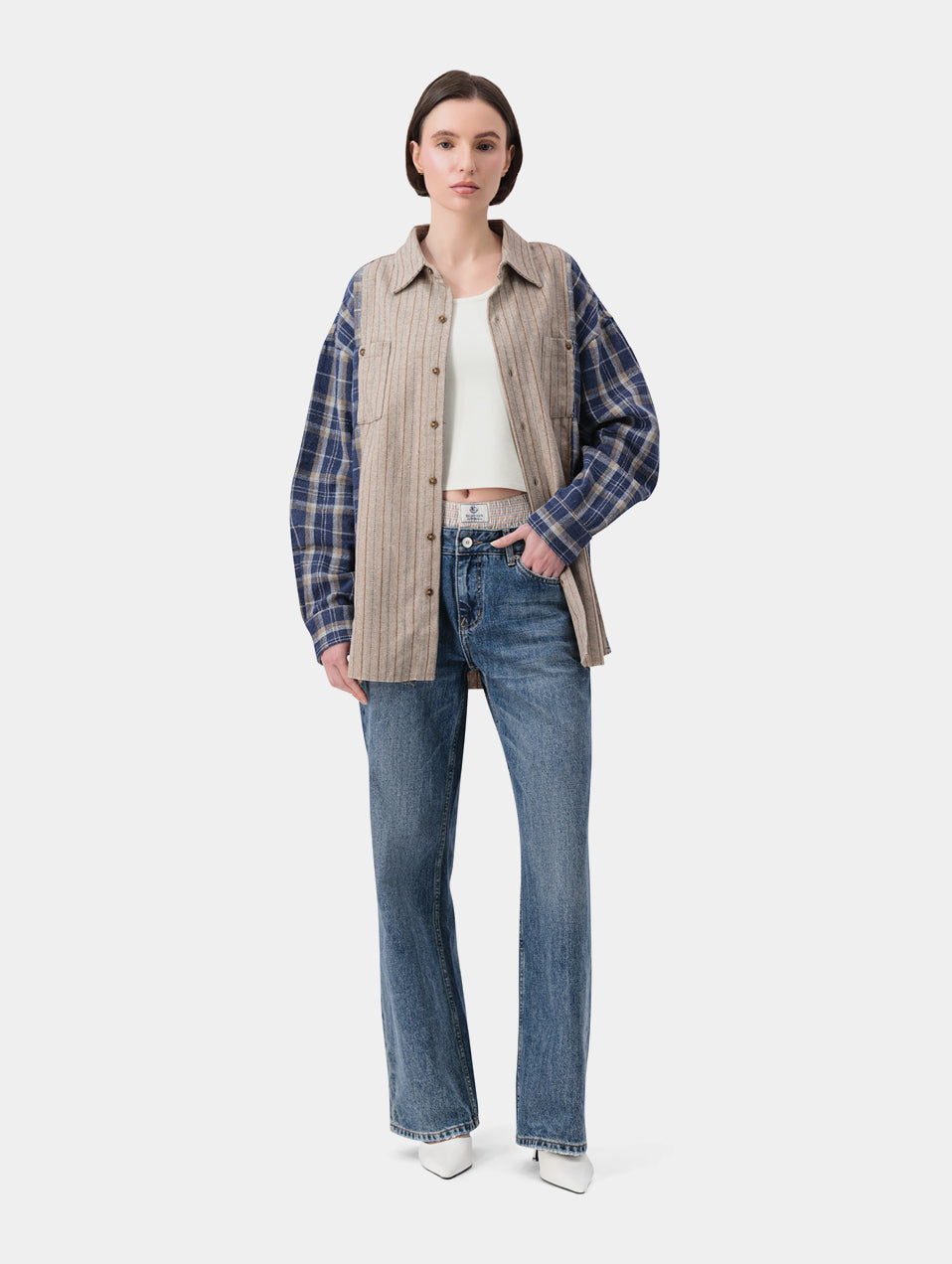 MIX-PRINT SHIRT
