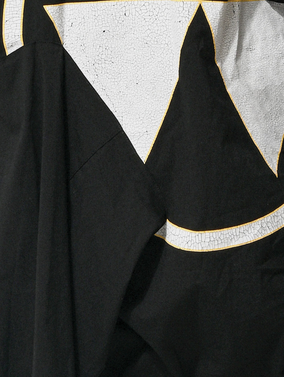 PRINTED DECONSTRUCTED JKT SKIRT - BLACK