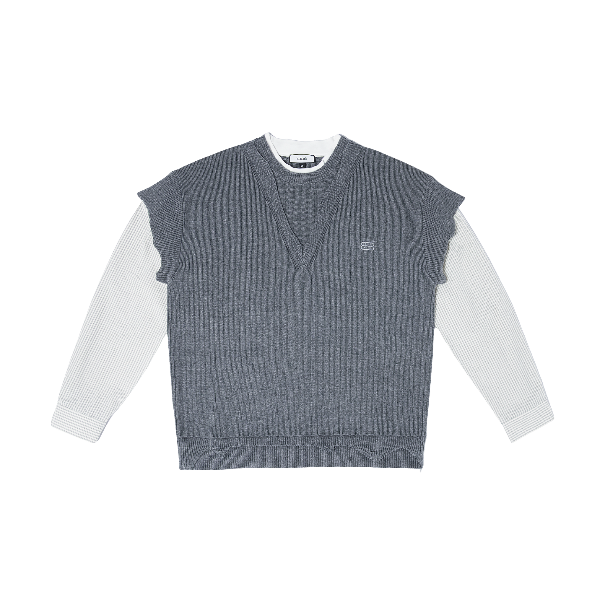 Pull Double - Gris