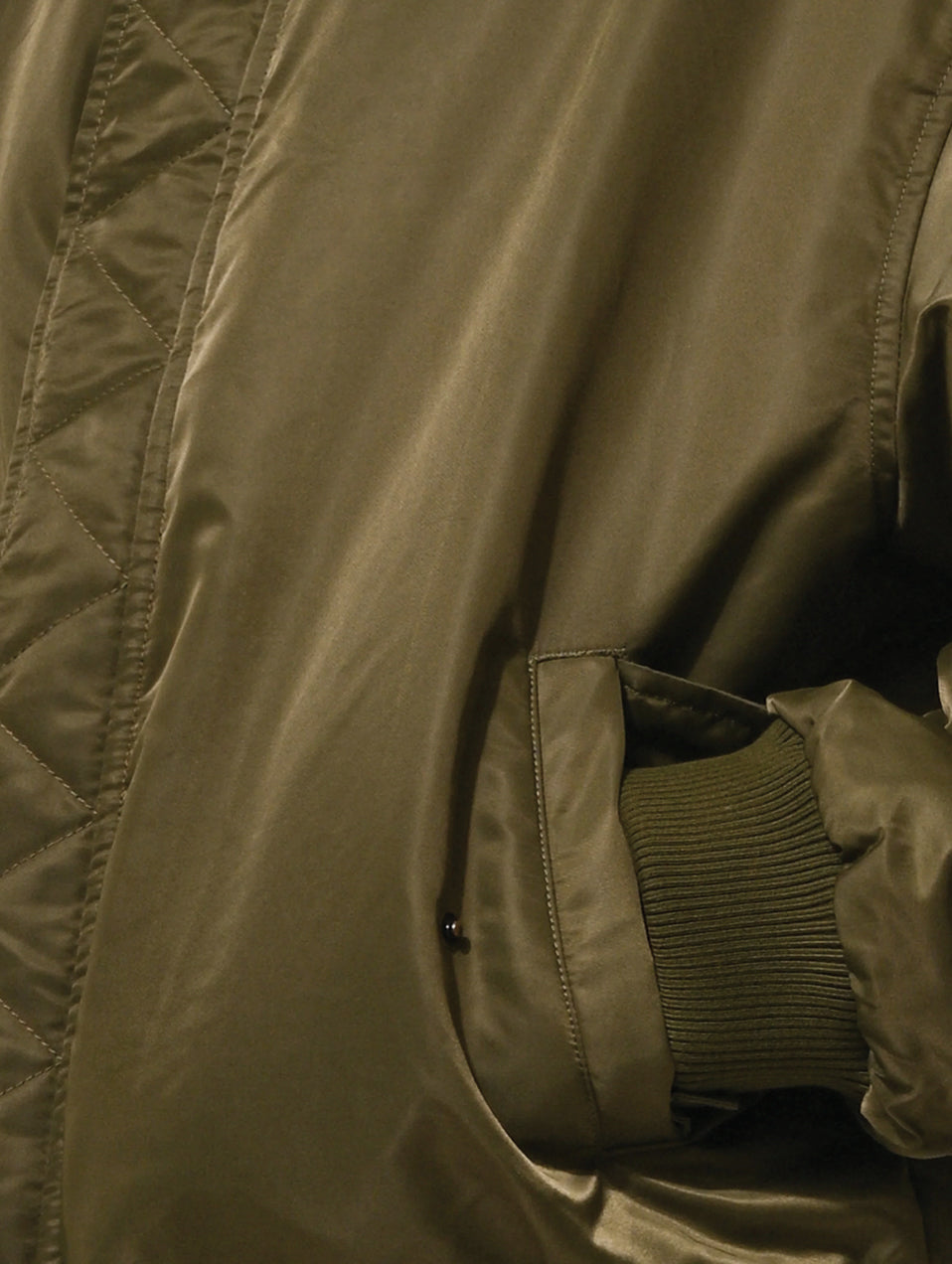 REVERSIBLE BOMBER - GREEN/ ORANGE