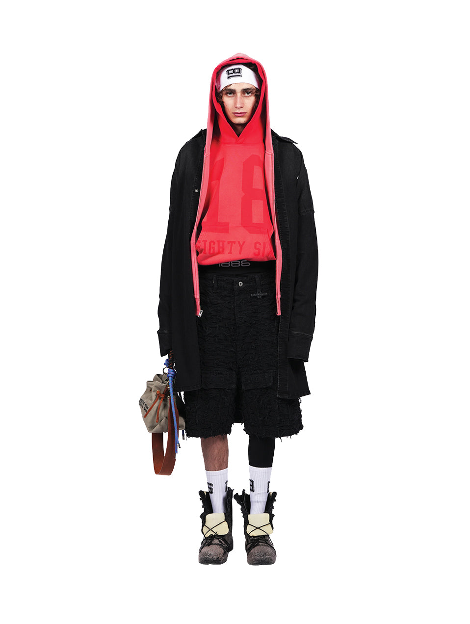 1886 SHADOW HOODIE- RED