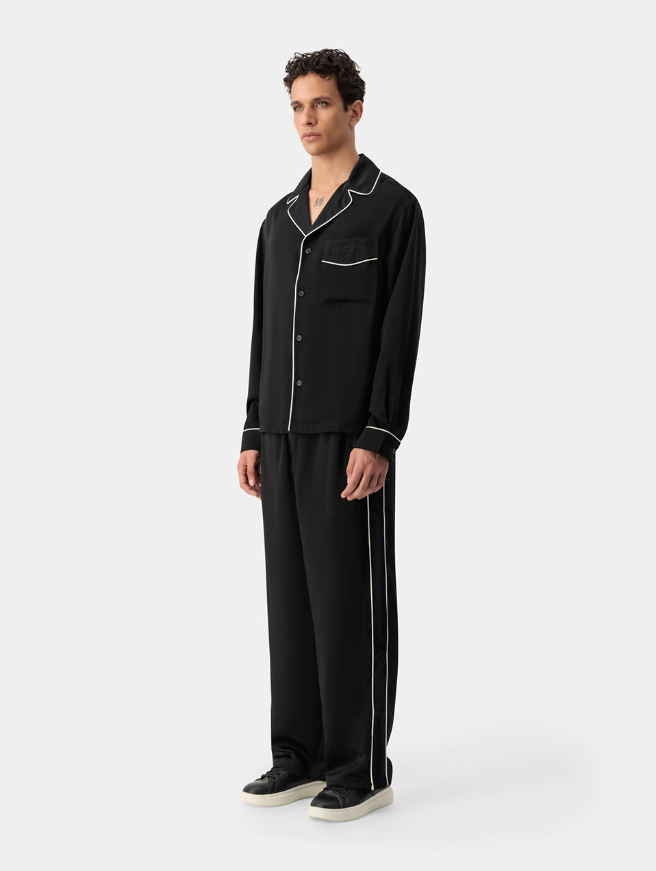 SATIN PJ SHIRT