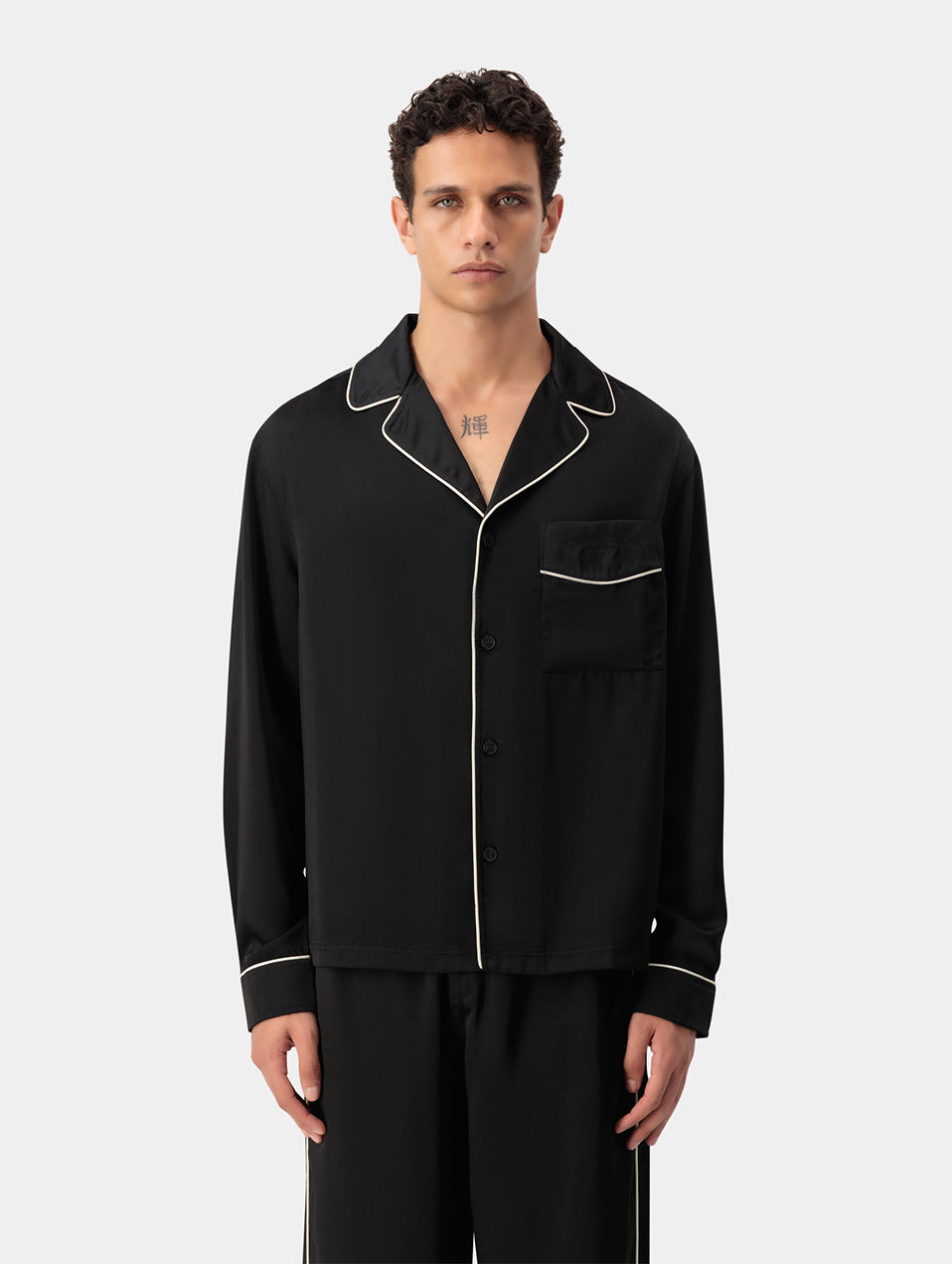 SATIN PJ SHIRT