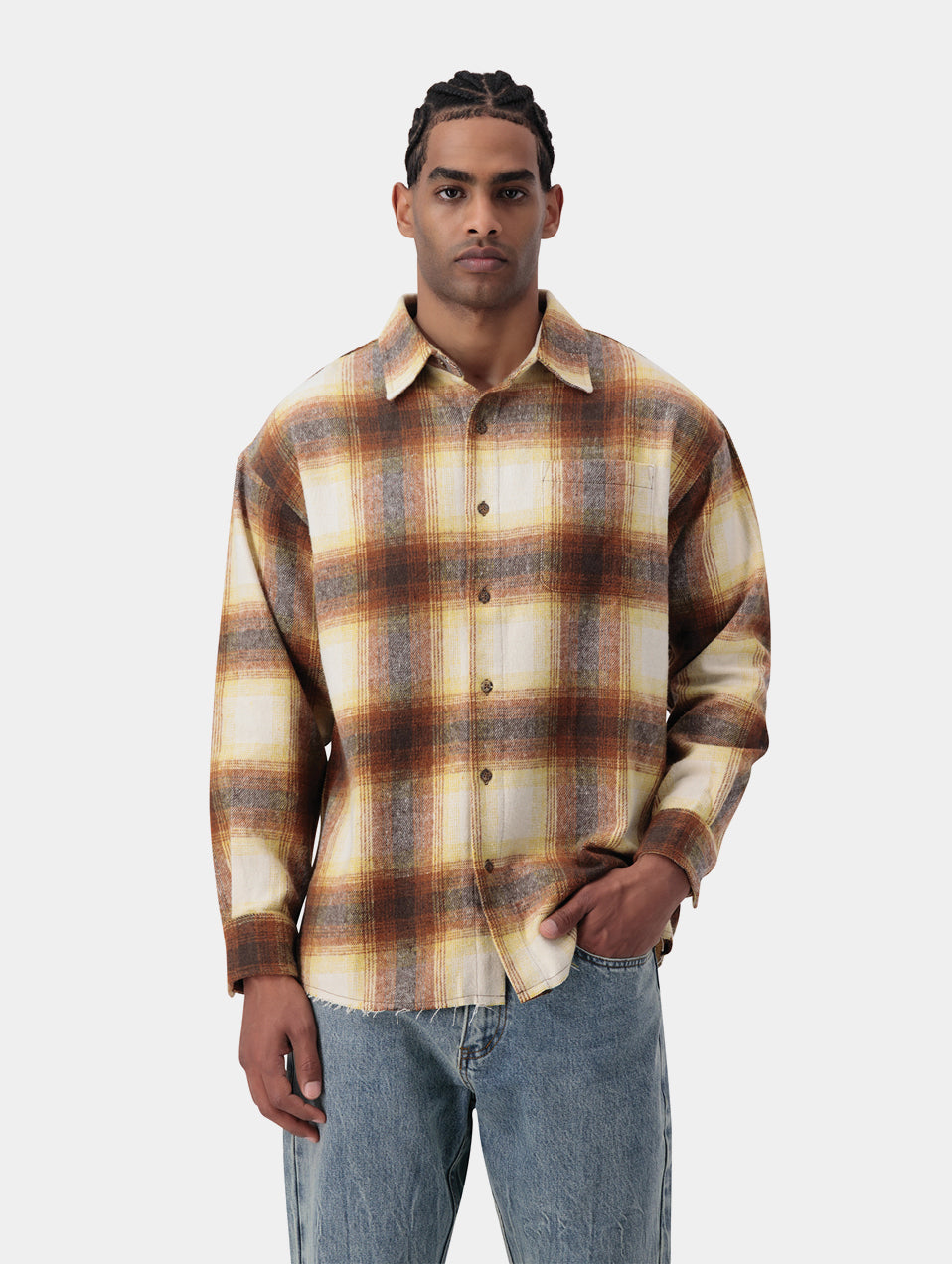 SHADOW PLAID SHIRT
