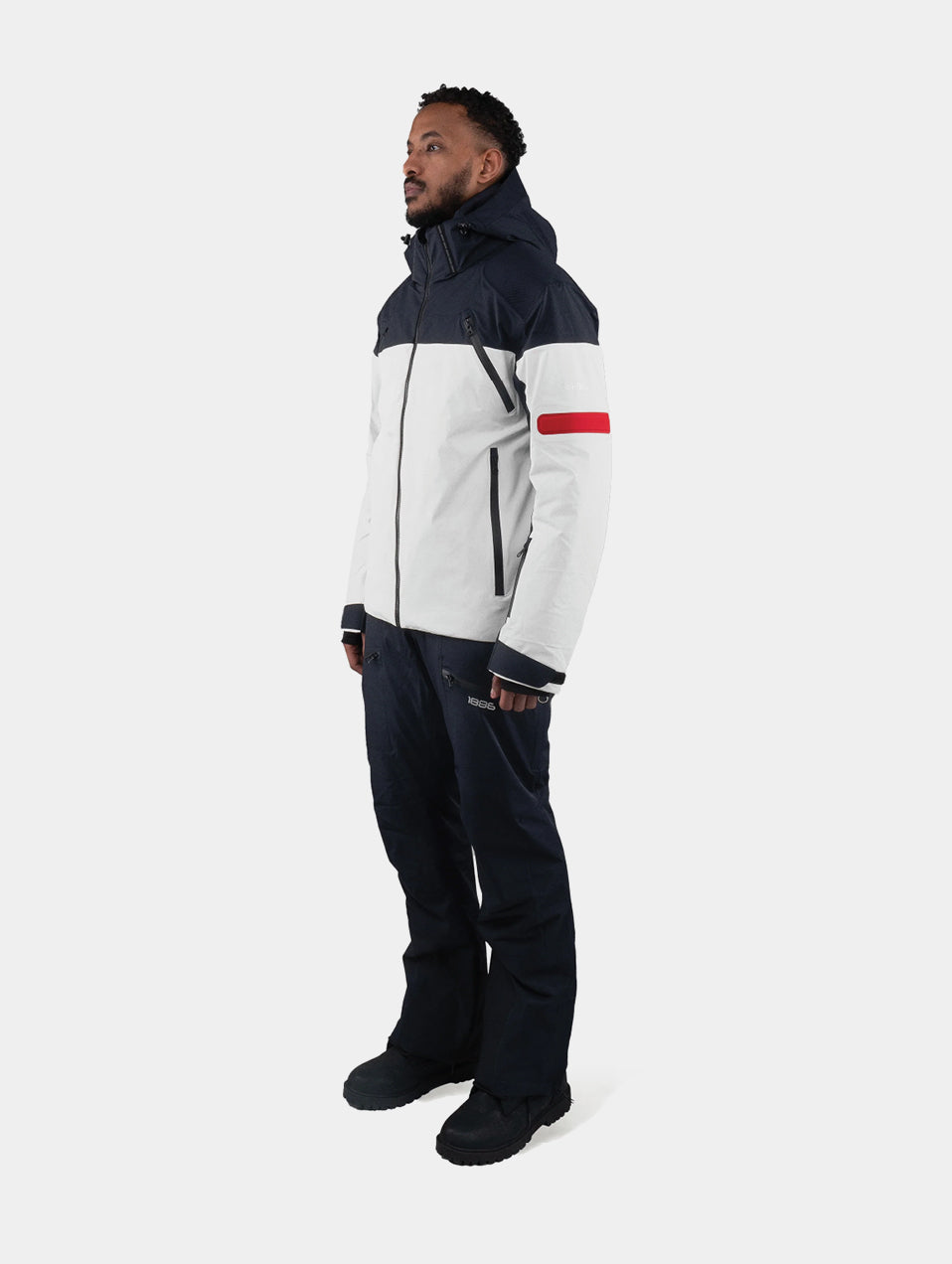 SKI JACKET - BLUE / WHITE