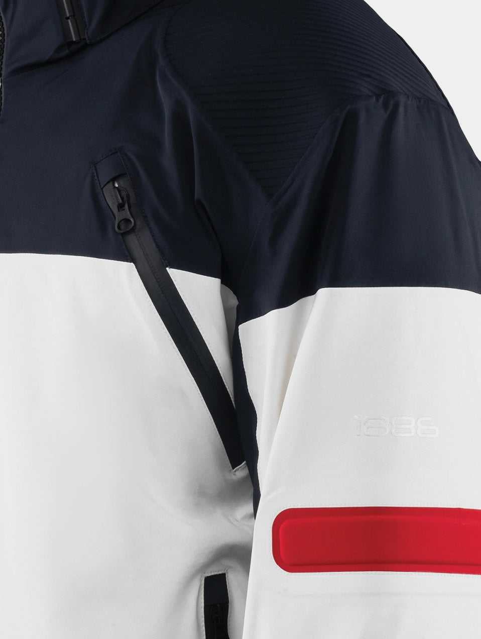 SKI JACKET - BLUE / WHITE
