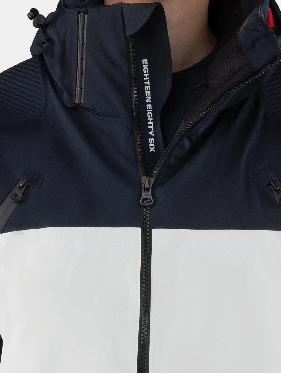 SKI JACKET - BLUE / WHITE