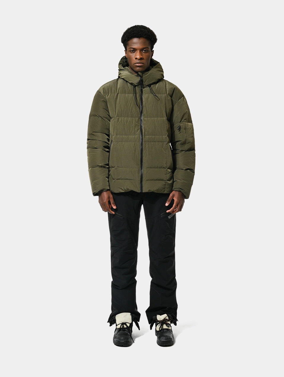 SKI PUFFER JKT - ARMY GREEN