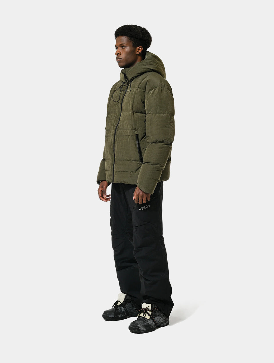 SKI PUFFER JKT - ARMY GREEN