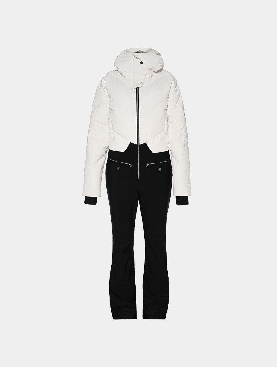 SKI JUMPSUIT - WHITE & BLACK