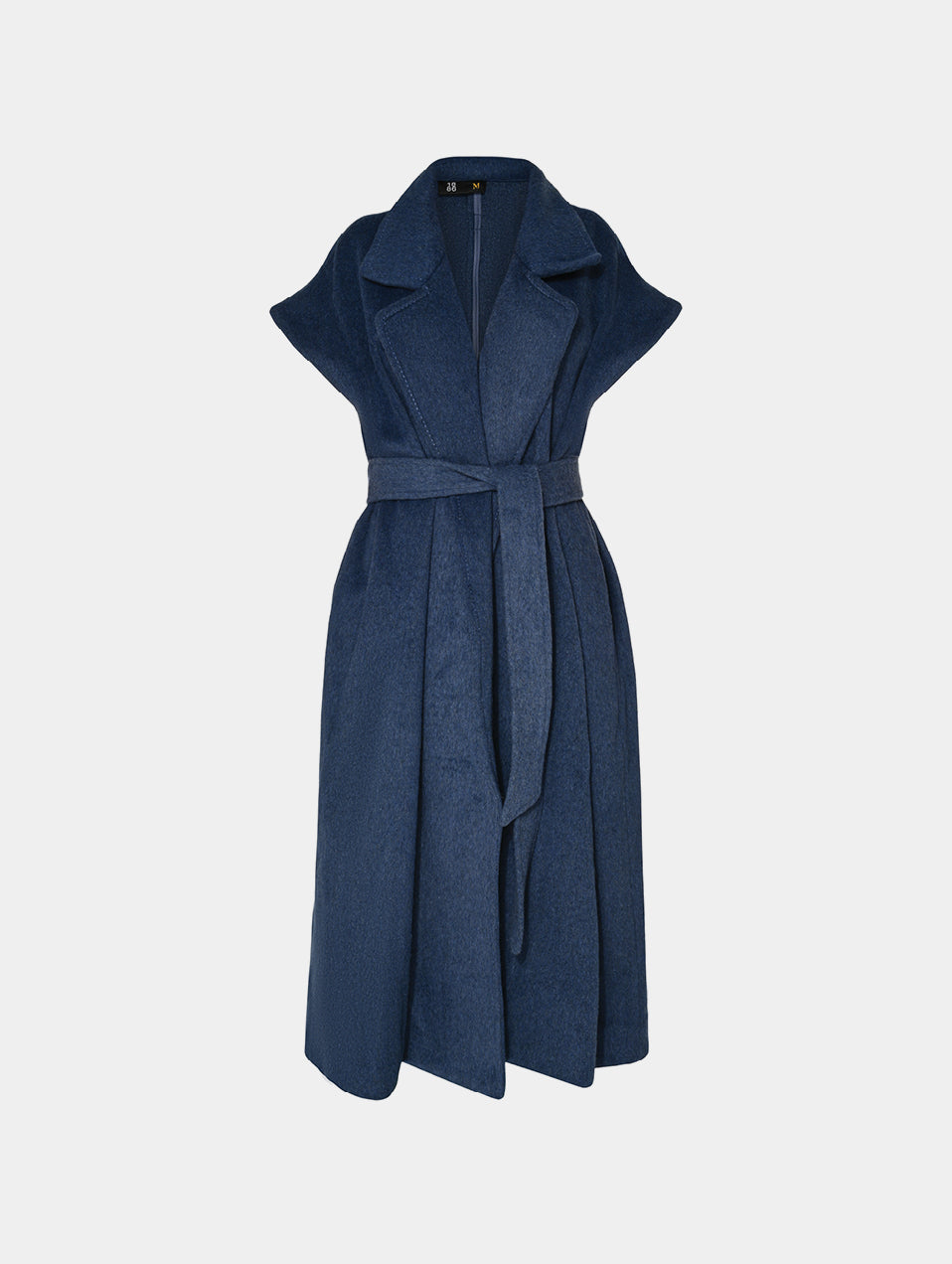 SLEEVE LESS COAT BLUE
